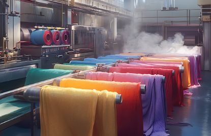 Fabric afterscouring PES in the dyeing bath
